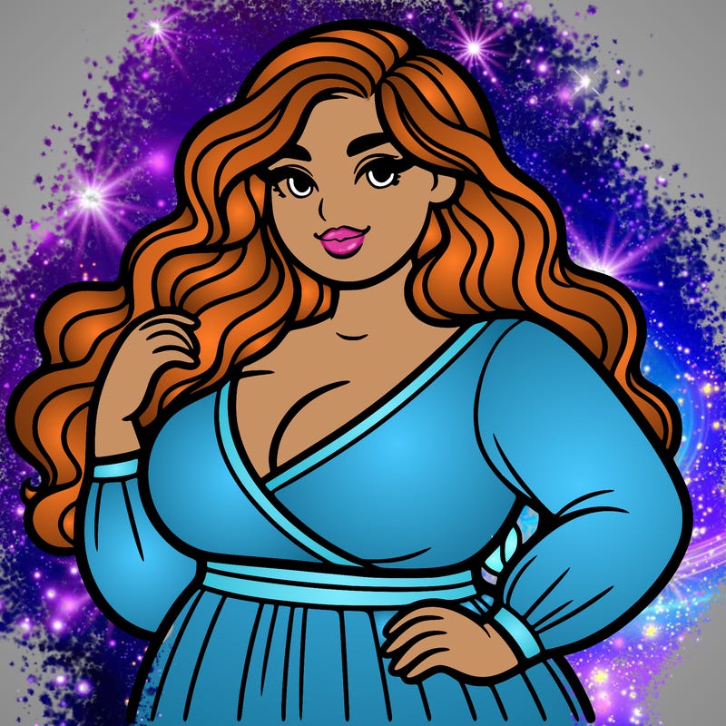 super plus size beautiful woman