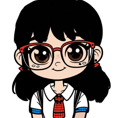 nerdy girl