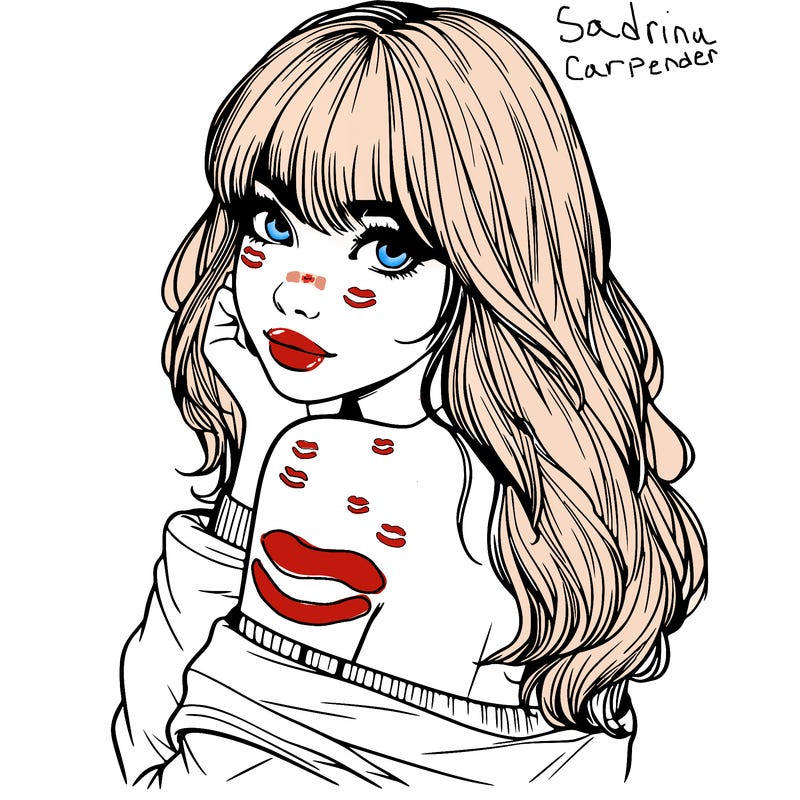 realistic girl with bangs looking over her shoulder