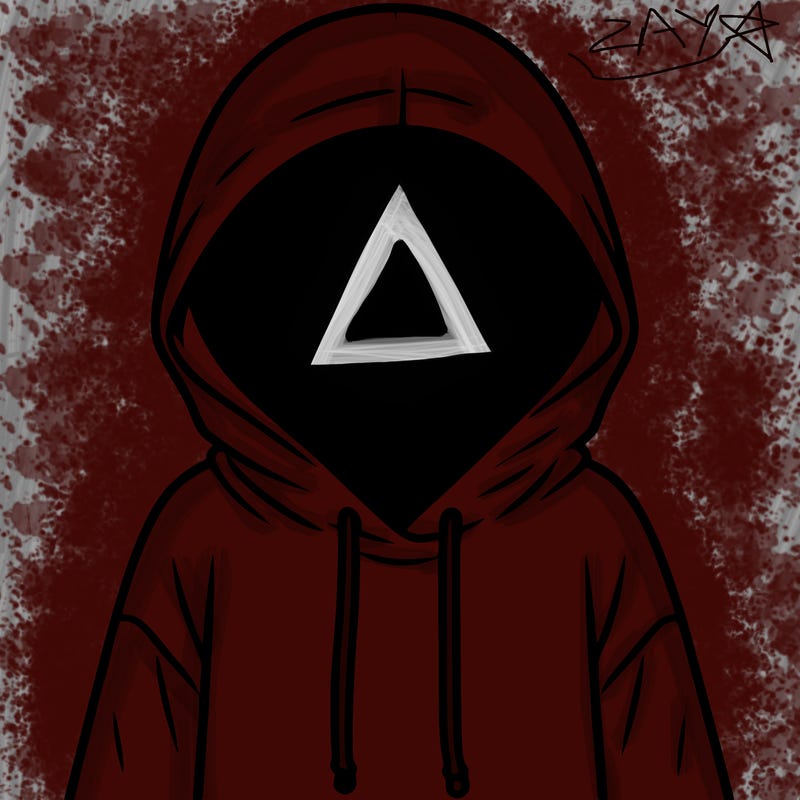 faceless girl in hoodie