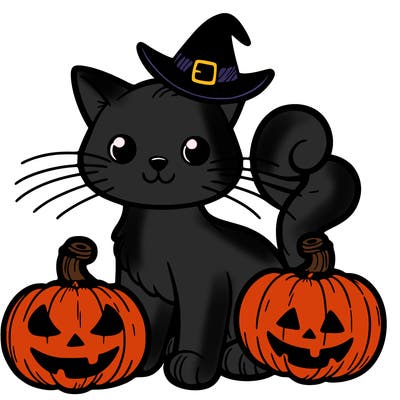 halloween cat