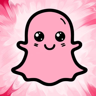 snap chat ghost with no eyes and no mouth