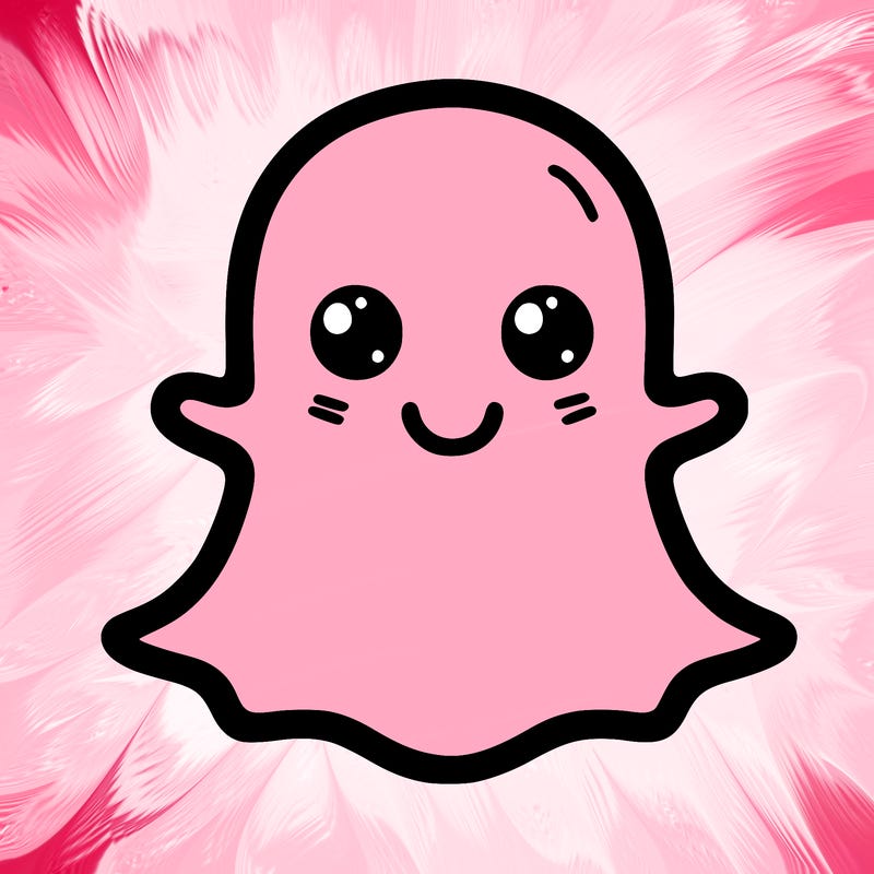snap chat ghost with no eyes and no mouth