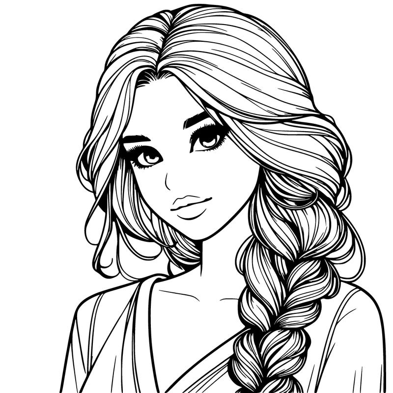 beautiful girl model realistic