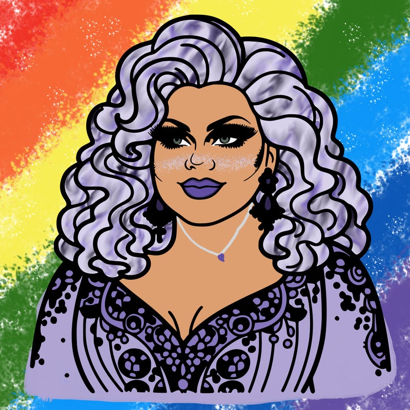 realistic plus size drag queen