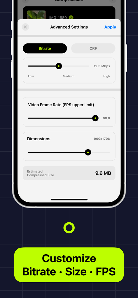 Compress: Video Compressor - Graphics & Design App | MWM