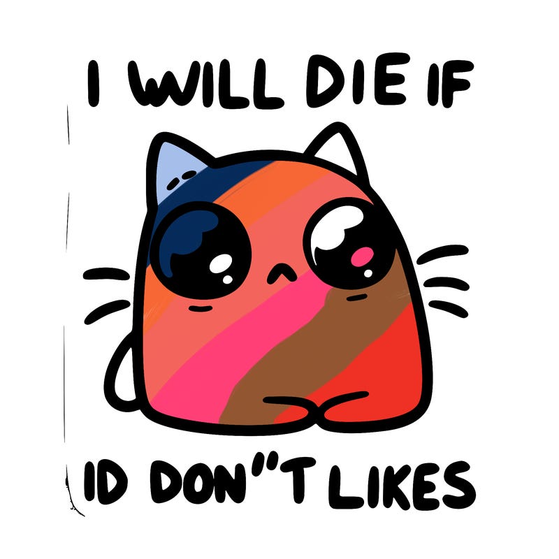 a cat that will die if we don’t get 10 likes