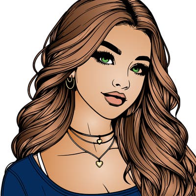 detailed realistic girl