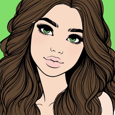 beautiful realistic girl