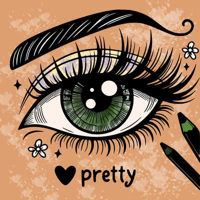 pretty eye