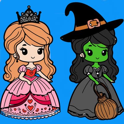 princess as a witch