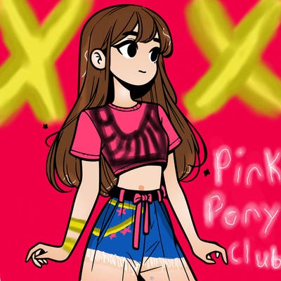 girl in a cute crop top