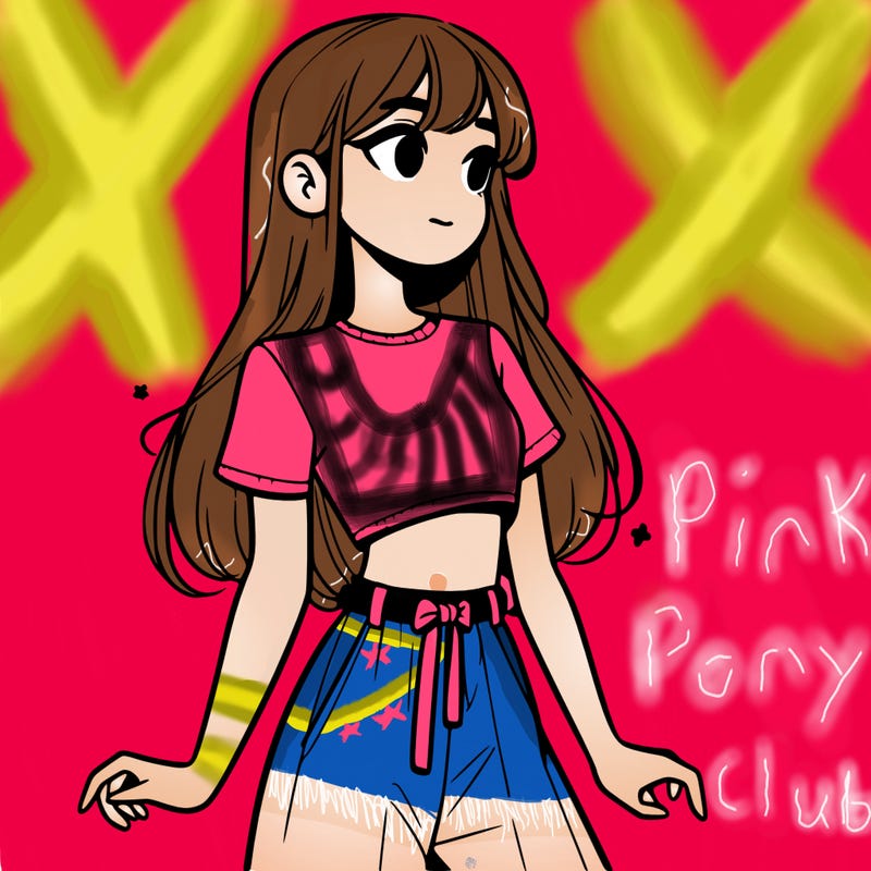 girl in a cute crop top