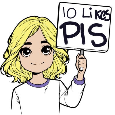 realistic girl holding up a sign