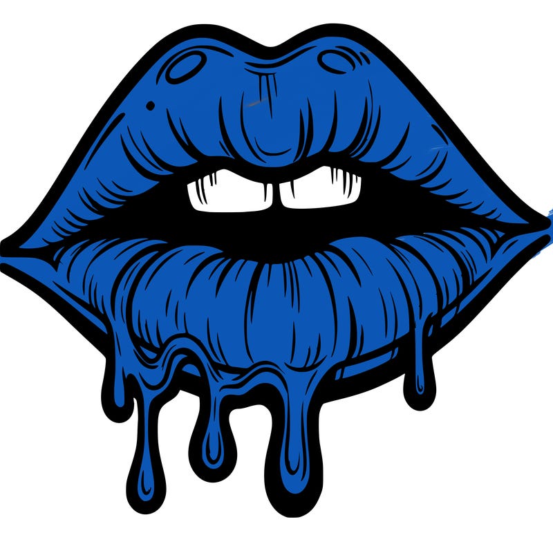 lips that look realistic and drip