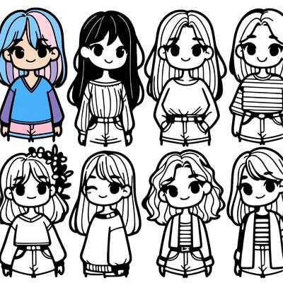5 girls