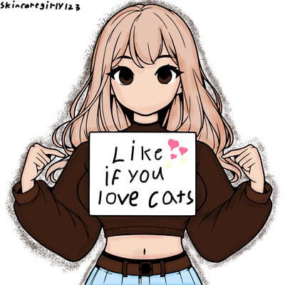 girl holding a blank sign in a long sleeve crop top