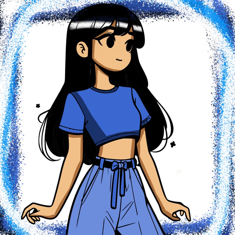 girl in a cute crop top