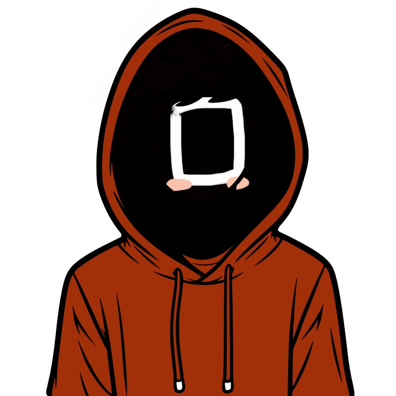 a guy with his hoodie