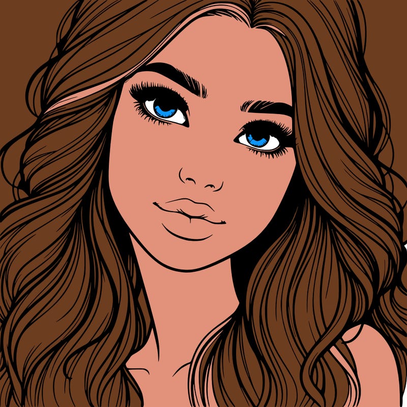 beautiful realistic girl