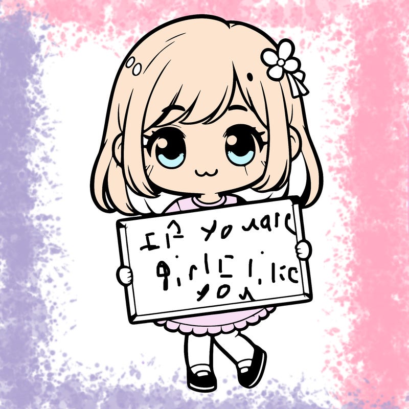 a cute girl holding a blank sign