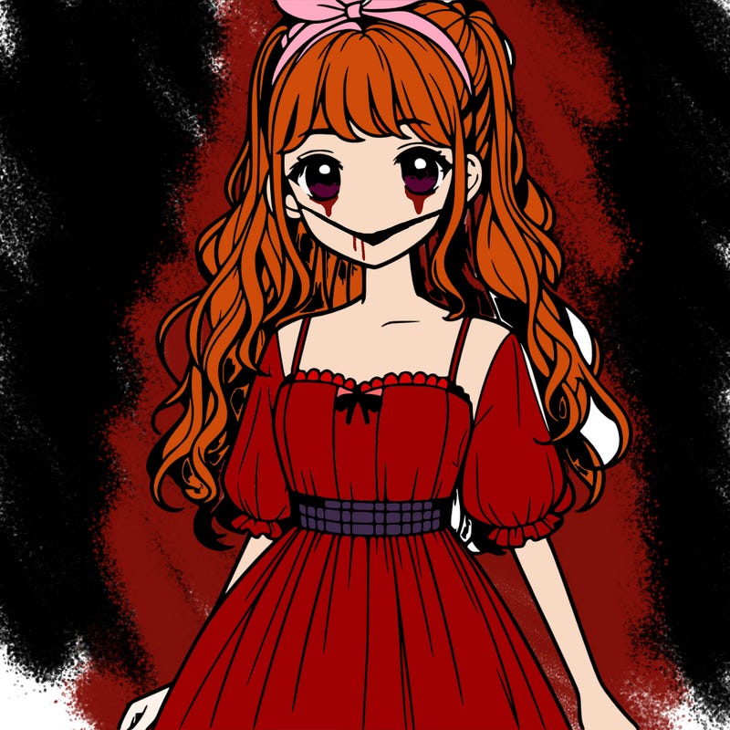 realistic girl with dress