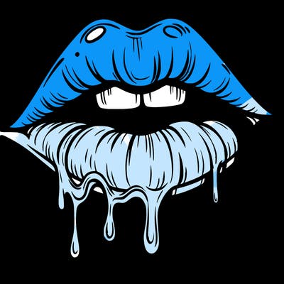 lips that look realistic and drip