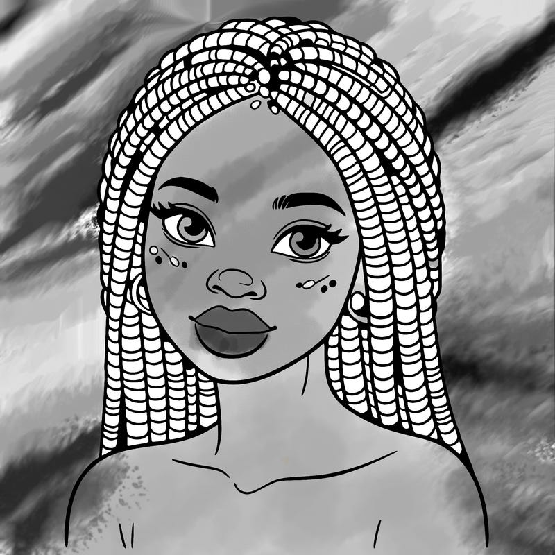 african woman with fulani braids