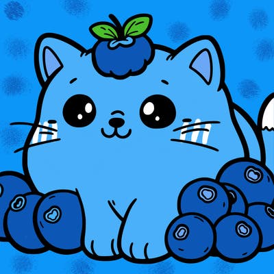 blueberry cat