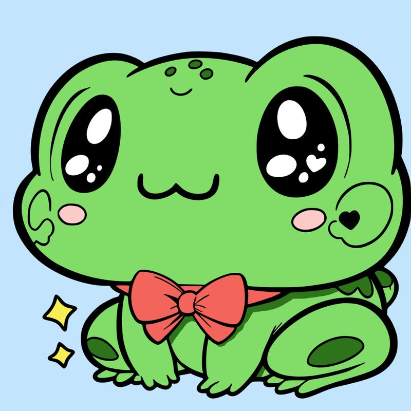 cute anime froggy