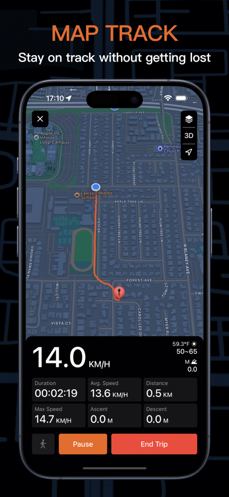 Speedometer GPS Running Track - Navigation App | MWM
