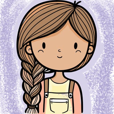 girl with braid