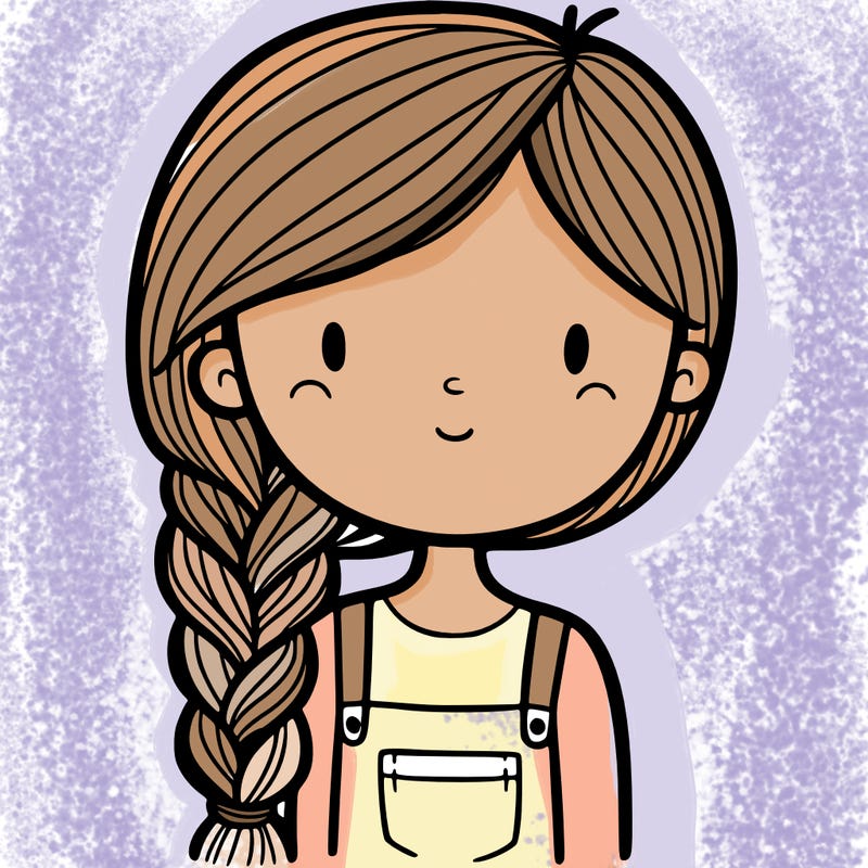 girl with braid