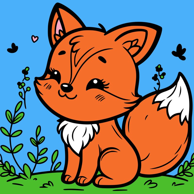 cute fox