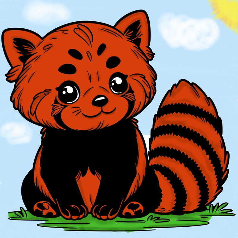 red panda