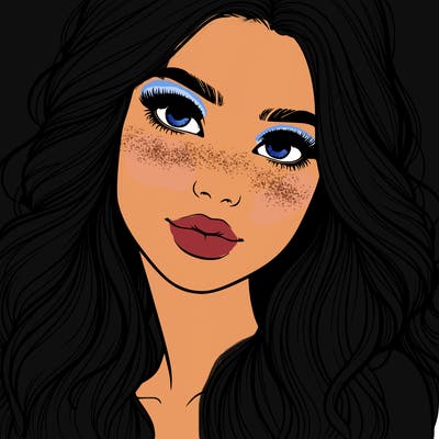 beautiful realistic girl