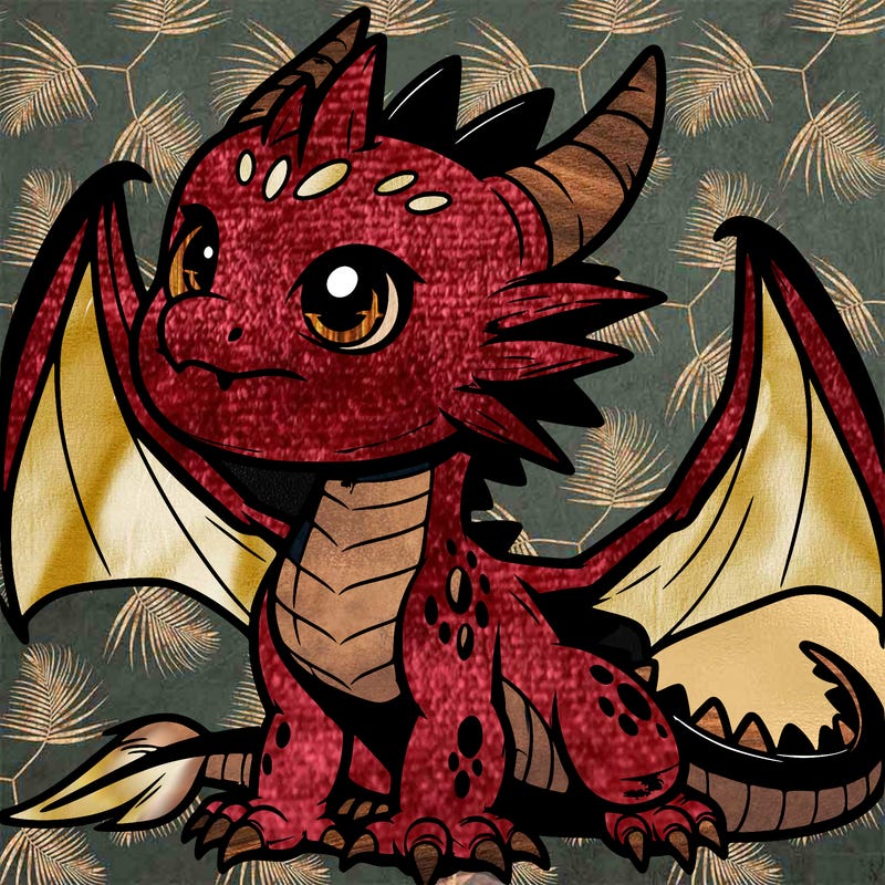 fierce baby night dragon