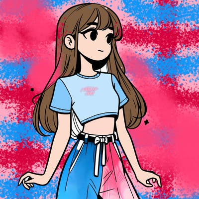 girl in a cute crop top