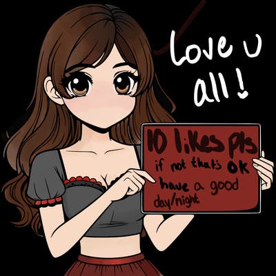 realistic pretty girl holding blank sign