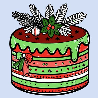 christmas cake