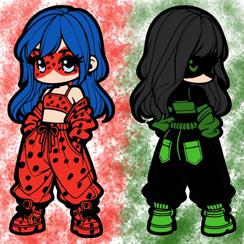 girl in crop top and baggy pants