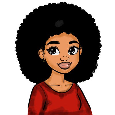 realistic black girl