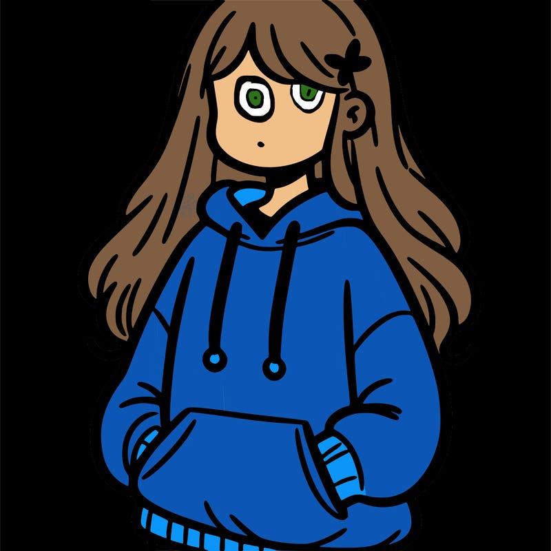 girl in sweatshirt