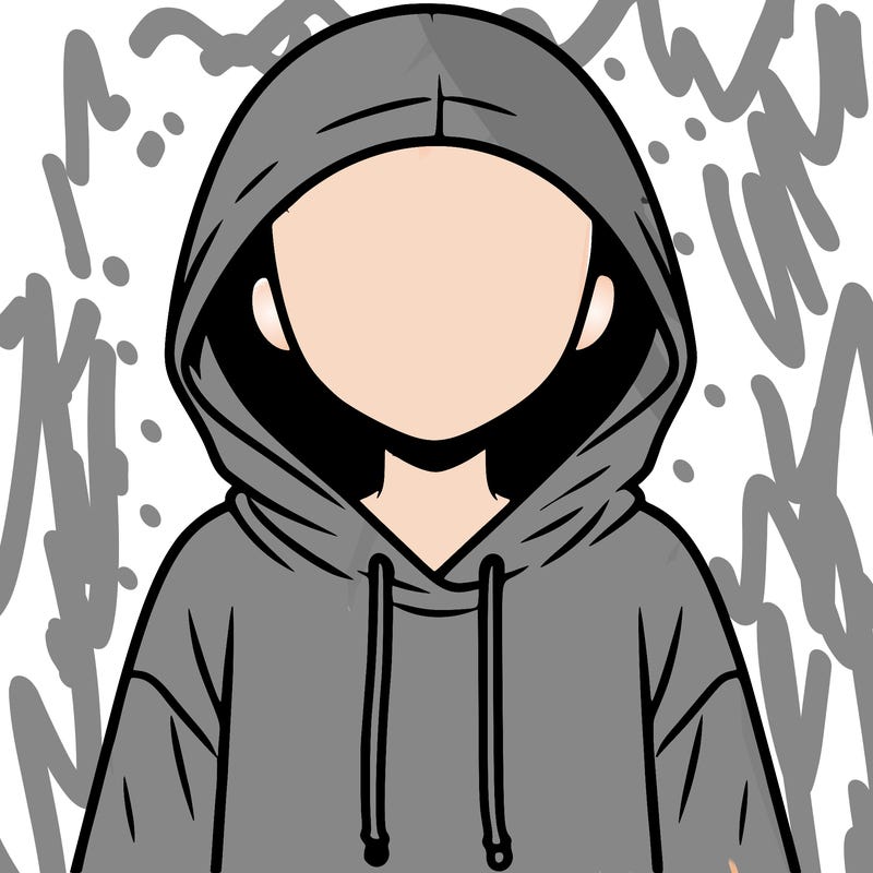 faceless girl in hoodie