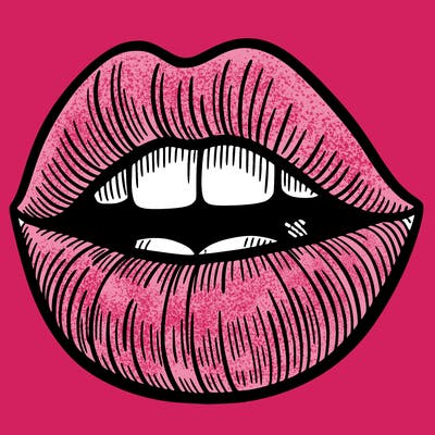 lip drawing