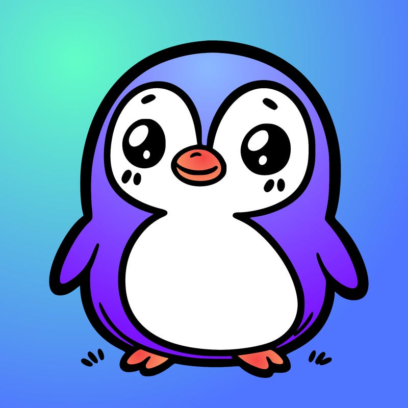 cute penguin
