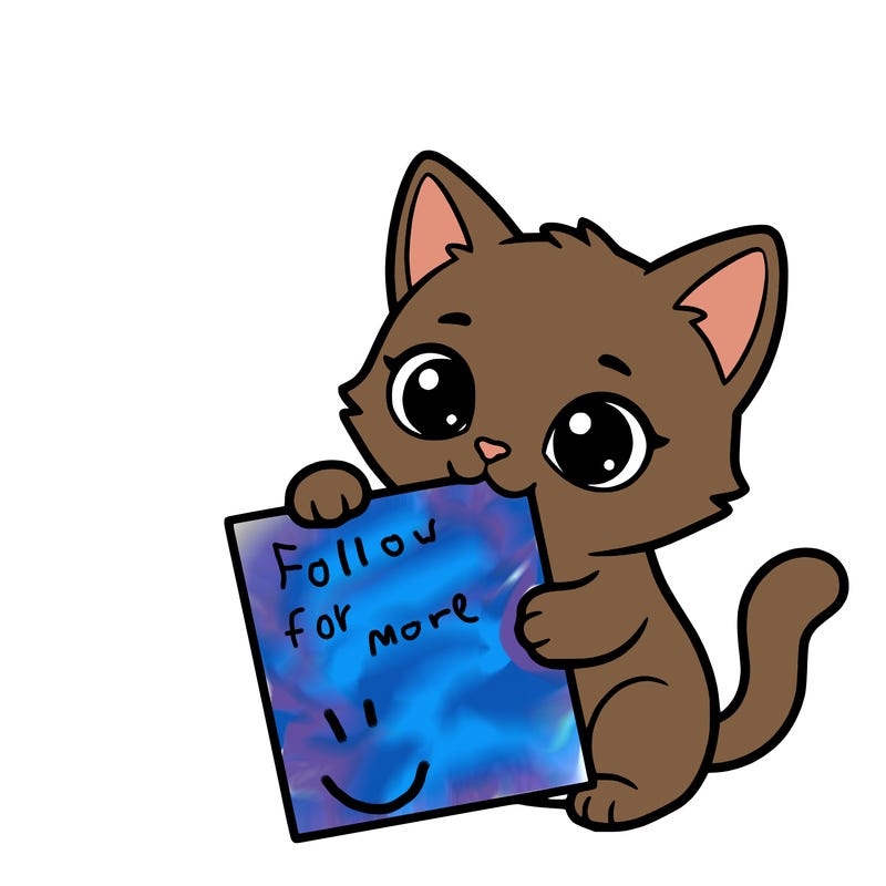 a small cat with a blank sheet of paper in its hand. the cat is sooooooo cute!