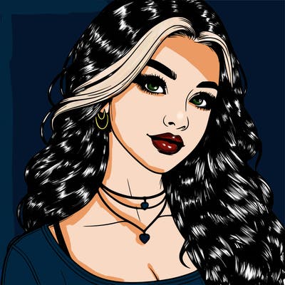 detailed realistic girl