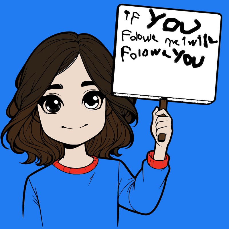 realistic girl holding up a sign