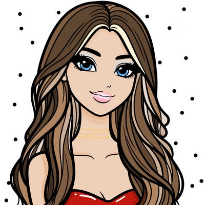 beautiful woman with long hair